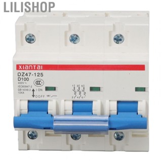 Lilishop Mini Circuit Breaker NC Circuit Breaker 400V Arc Extinction for Office