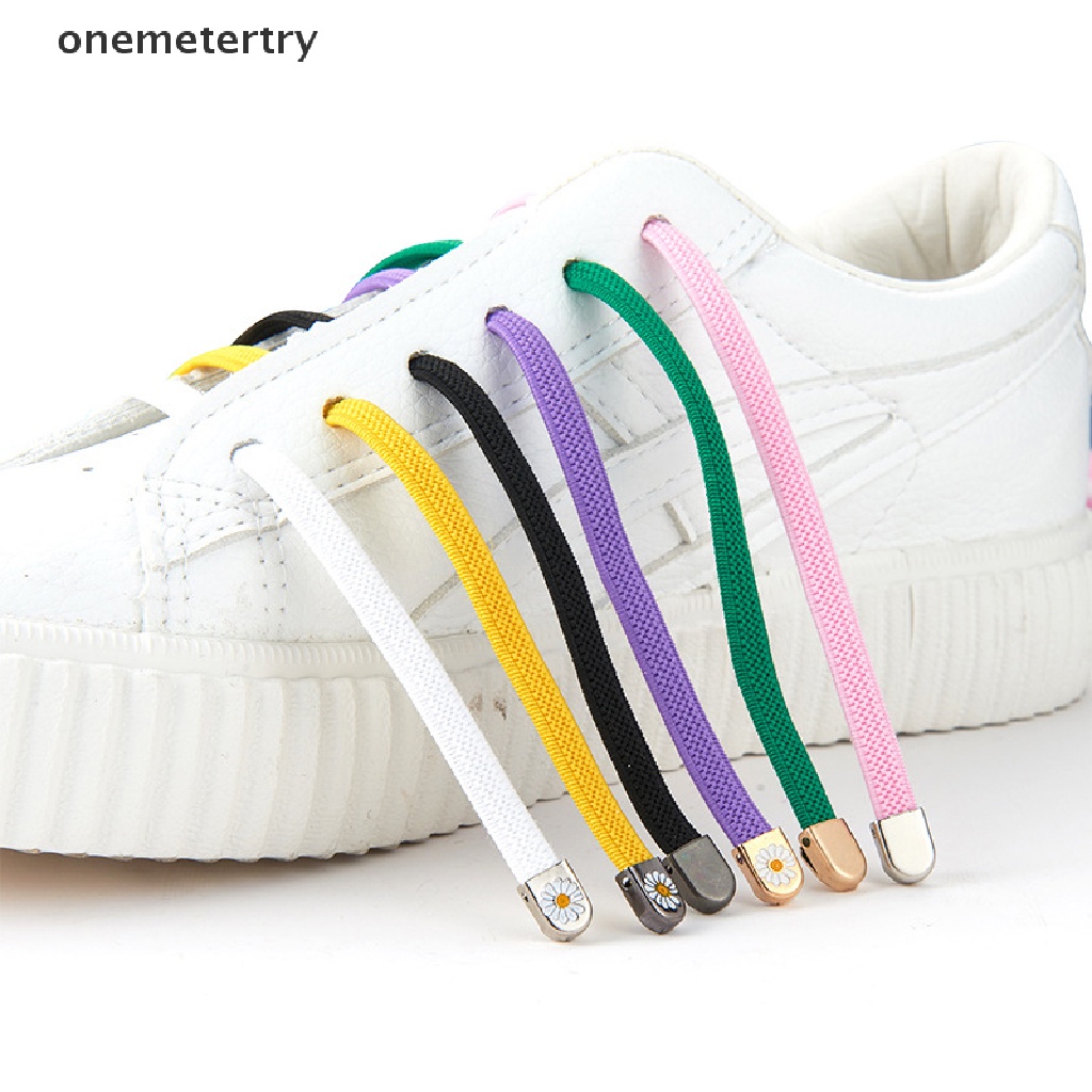 Onem เชือกผูกรองเท้าผ้าใบ แบบยืดหยุ่น ปลอดภัย ไม่ต้องผูกเชือก สําหรับเด็ก และผู้ใหญ่ 1 ชุด
