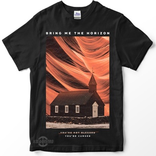 เสื้อยืดแขนสั้นเสื้อยืด พิมพ์ลาย Bring ME THE HORIZON CURSEDS-5XL