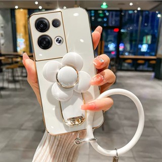 เคสโทรศัพท์มือถือ ขอบตรง ลายกังหันลม แฟชั่น สําหรับ OPPO Reno8 T Reno3 Reno2 Reno2 F Reno 2 Z Reno4 Z