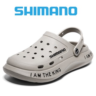 Shimano ใหม่ รองเท้าแตะลําลอง พื้นหนา กันลื่น เหมาะกับการตกปลา เล่นกีฬากลางแจ้ง แฟชั่นฤดูร้อน สําหรับผู้ชาย 2023