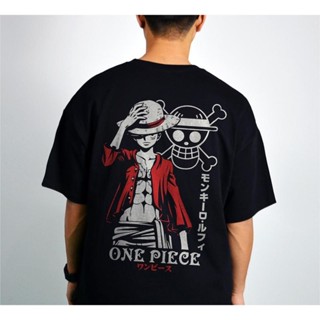 เสื้อยืด แนวโน้ม ✓เสื้อยืดผ้าฝ้ายแขนสั้น One Piece Luffy Ace Giobana Mesoron แบบอะนิเมะ สำหรับผู้ชายและผู้หญิง ทันสมัยแล