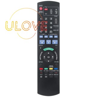 N2qayb000127 รีโมตคอนโทรล พลาสติก สําหรับเครื่องบันทึก DVD Panasonic DMR-EX78 DMR-EX78EB DMR-EX88 DMR-EX88EB DMR-EX77 DMR-EX77EB