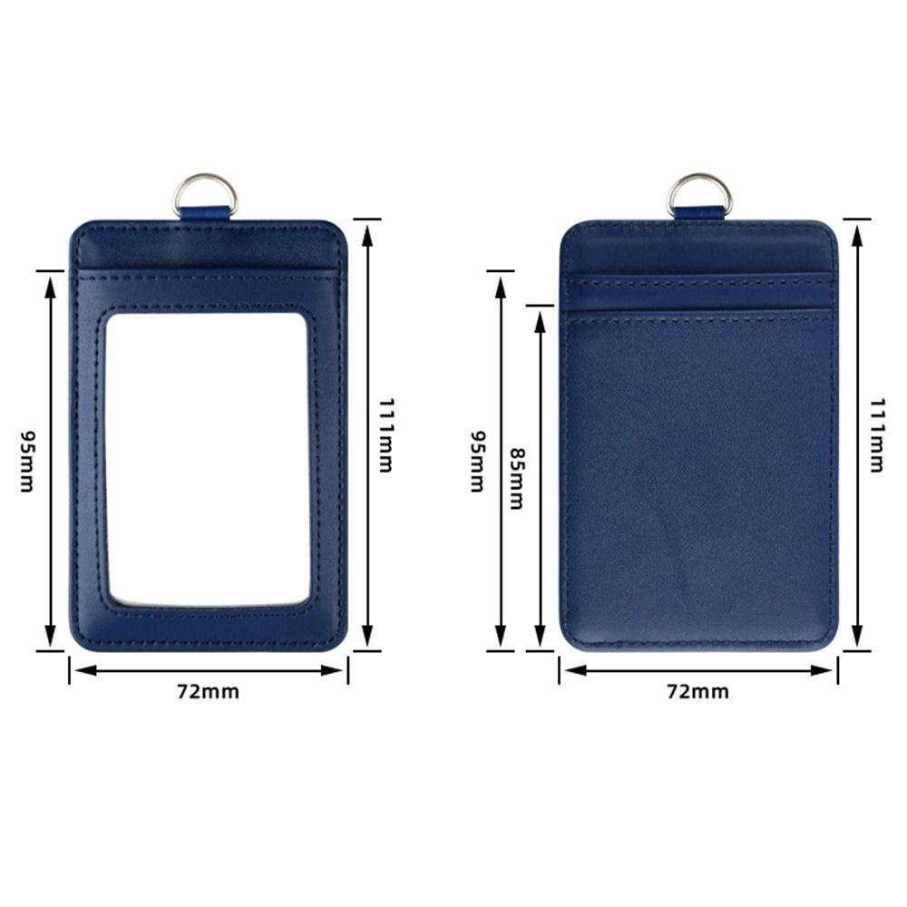 Uumir ID Lanyard ชื่อแท็กหนังแท้อุปกรณ์สํานักงานขายร้อน Key Chain - รูปที่ 2