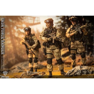 พร้อมส่ง ฟิกเกอร์ CFTOYS 1/12 LTY002 US Army Ranger Delta สีดํา