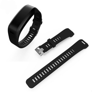 สายนาฬิกาข้อมือซิลิโคน สไตล์สปอร์ต สําหรับ Garmin Vivosmart HR