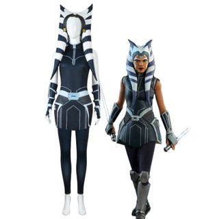 ชุดคอสเพลย์ Star Wars The Clone Wars Season 7-Ahsoka Tano สําหรับปาร์ตี้ฮาโลวีน