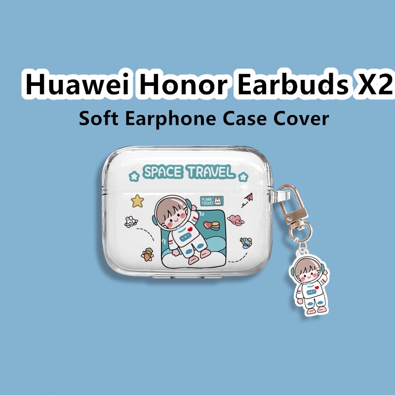 สําหรับ Huawei Honor Earbuds X2 กรณี Laurel สุนัขสําหรับ Huawei Honor หูฟัง X2 ปลอกหูฟังแบบนุ่มฝาครอ