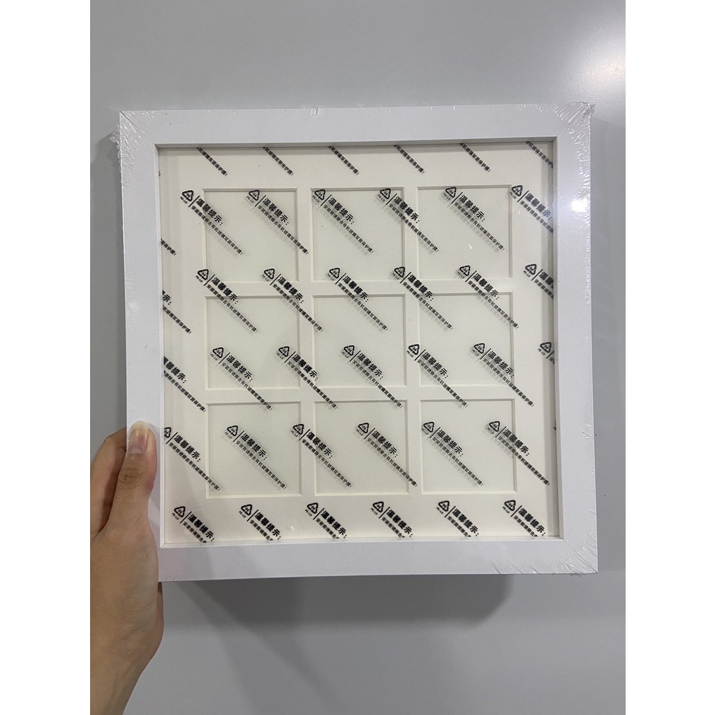 กรอบรูป 9ช่อง กรอบรูปช่องเดียว กรอบรูปMDF มี2สี ขาว ดำ ไซส์ 8 10 12 15นิ้ว - รูปที่ 5