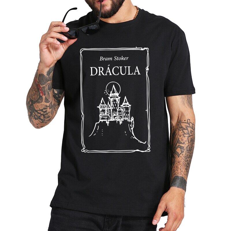 GOOD TYเสื้อยืดแขนสั้น ผ้าฝ้ายแท้ พิมพ์ลาย Bram Stoker 1897 Gothic Horror คุณภาพสูง ขนาด: S-4XL
