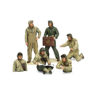 TAMIYA 35347 1/35 U.S. TANK CREW SET (EUROPEAN THEATER)