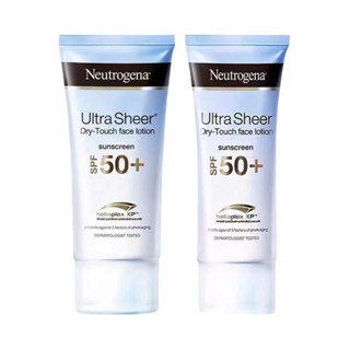 Neutrogena Ultra Sheer Dry-Touch ครีมกันแดด SPF50+++ ครีมกันแดดหน้า สูตรอ่อนโยน สดชื่น 30 มล. / 50 มล. ดูแลผิวหน้า