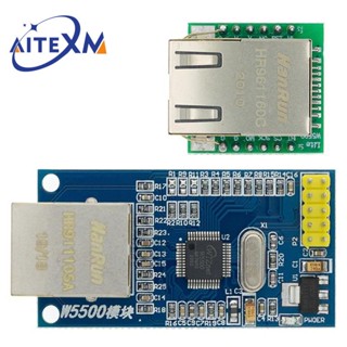 โมดูลเครือข่ายอีเธอร์เน็ต USR-ES1 W5500 SPI เป็น LAN Ethernet TCP IP 51 STM32 Microcontroller Program Over W5100 5 ชิ้น