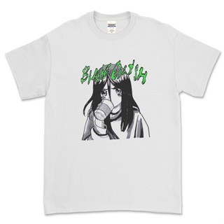 Billie EILISH - ANIME PORTRAIT WITH CUP T-SHIRT