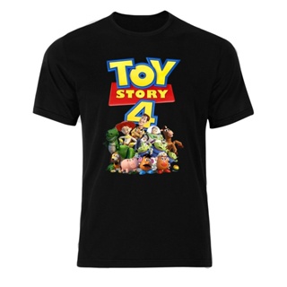 【ใหม่】เสื้อยืดคอกลมเสื้อยืดลําลอง พิมพ์ลาย Toy Story Woody Jessie Buzz Lightyear Rex Alien An Thankgiving เข้ากับทุกการแ