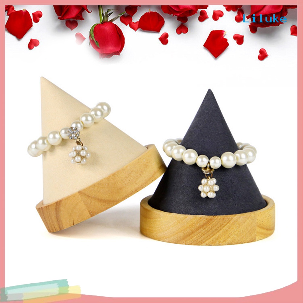 [LK] ชั้นวางแสดงเครื่องประดับ สร้อยข้อเท้า สร้อยข้อมือ ทรงกรวย