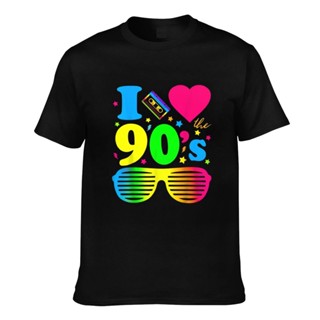 เสื้อยืด ลาย I Love The 90S 1990S 90S คุณภาพสูง สไตล์วินเทจ