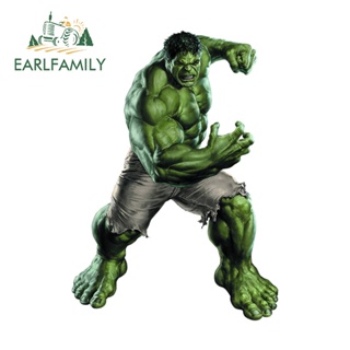 Earlfamily สติกเกอร์ Hulk 13 ซม. ป้องกันรอยขีดข่วน สําหรับติดตกแต่งรถยนต์ Audi