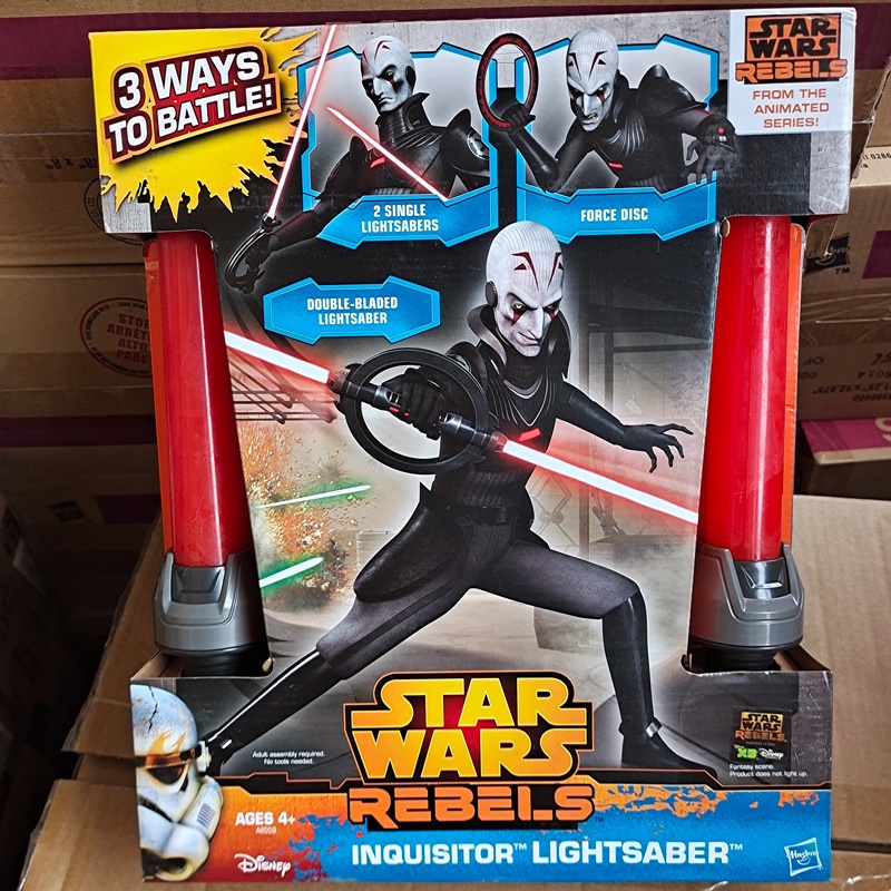 Hasbro ของแท้ ของเล่นเด็ก ตุ๊กตา Star Wars Lightsaber Rebel League Missioner แบบสองหัว ของขวัญวันหยุด
