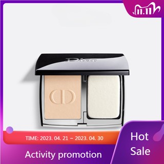 [Niu Niu] Dior Dior Brand New Lock แป้งอัดแข็ง สําหรับแต่งหน้า 1N#凝脂恒久哑光遮瑕柔焦补妆10g