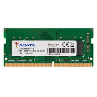 4GB (4GBx1) DDR4 2666MHz RAM NOTEBOOK (หน่วยความจำโน้ตบุ๊ค) ADATA PREMIER (AD4S26664G19-RGN)