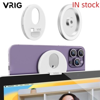 Vrig MG-12 อุปกรณ์เมาท์ขาตั้งแม่เหล็ก สําหรับ Macbook Air Pro Notebook Webcam Mount for Magsafe Iphone 14 13 12 Series พร้อมที่ชาร์จไร้สาย