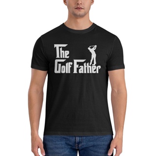 เสื้อยืด ผ้าฝ้าย พิมพ์ลาย The Golf Father I Am Not Always Grumpy Sometimes I Am Playing สําหรับผู้ชาย