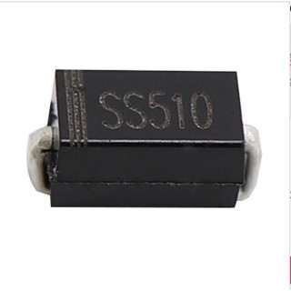 แพทช์ไดโอด SS510 SMA 5A 100V Shotky DO214-AC