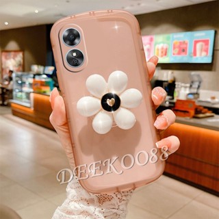 ใหม่ เคสโทรศัพท์มือถือ กันกระแทก ลายดอกไม้น่ารัก พร้อมขาตั้ง สําหรับ OPPOA58 OPPOA78 OPPO A58 A78 4G 2023