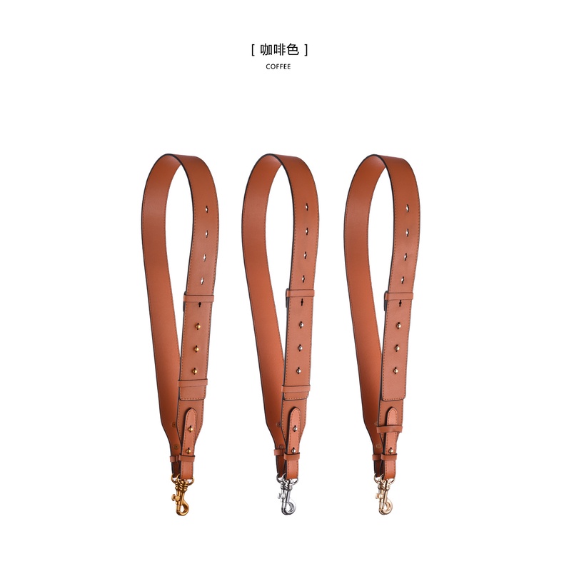 สายรัด 4 ซม.กว้าง Casual แฟชั่น Multi-Stage ปรับสายคล้องไหล่กว้าง One-Shoulder Messenger กระเป๋าสายคล้อง All-Match Cowhide สายสะพายกว้างหญิง
