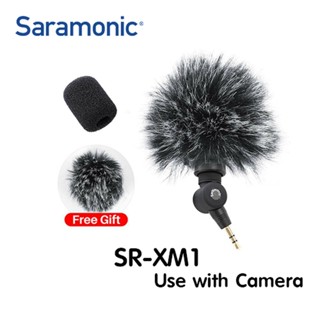 Saramonic SR-XM1 3.5mm TRS ไมโครโฟนจิ๋ว หมุนได้ 360 องศา (DSLR Cameras, Camcorders) ไมโครโฟนจิ๋ว