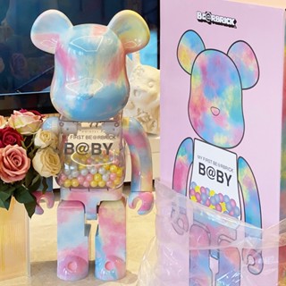 [พร้อมส่ง] Bearbrick บล็อกตัวต่อ รูปหมีโหด มาร์ชเมลโลว์ 400% ขนาด 28 ซม. สําหรับตกแต่งห้องนั่งเล่น