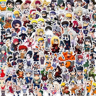 100 ชิ้น / ชุด ❉ สติกเกอร์ ลายการ์ตูนนารูโตะ ❉ สติกเกอร์แฟชั่น กันน้ํา ลาย Doodle DIY