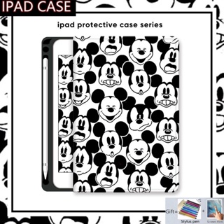 เคส พร้อมช่องใส่ดินสอ สําหรับ Ipad Pro 11 นิ้ว 2020 2021 2022 2018 Air 5th 4th 3rd 2nd 1st 10th 9th 8th 7th 6th Mini 1 2 3 4 5 6