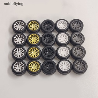 Nf ล้อยาง สเกล 1:64 อะไหล่ดัดแปลง สําหรับโมเดลรถยนต์ Hotwheels 4 ชิ้น ต่อชุด nobleflying