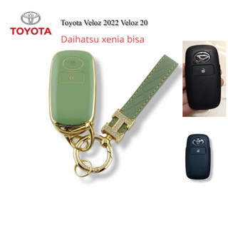 Daihatsu ใหม่ เคสกุญแจรีโมตรถยนต์ TPU สําหรับ Toyota Veloz 2022 Raize Veloz 2021 perodua axia 2022 2023