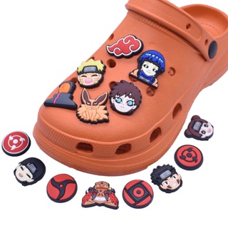 การ์ตูน Kakashi Croc Jibits อะนิเมะ Naruto Jibitz Charm Itachi รองเท้า Charms Pin Jiraiya Jibbits Crocks สําหรับผู้ชาย อุปกรณ์เสริมตกแต่งรองเท้า