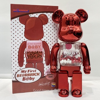 [พร้อมส่ง] บล็อกตัวต่อ รูปหมี Kubrick Bearbrick 400% ชุบไฟฟ้า 28 ซม. สําหรับตกแต่งห้องนั่งเล่น