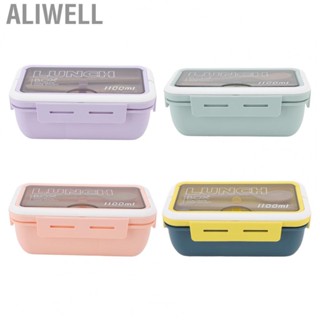 Aliwell Bento Box  Compartment Lunch Box 2 Compartments with   for School for Office