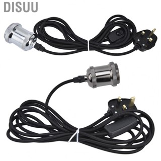 Disuu Hanging Light Cord  3.5 Meter UK Plug 100‑240V Lamp Holder E27 with Switch for Bedroom