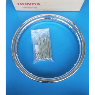 06446-KVG-306/44701-KVG-900วงล้อหน้าแท้พร้อมซี่ลวด1ชุด HONDA SCOOPYI, CLICK,AIR BLADE,และรุ่นอื่นๆ จำนวน1ชุด