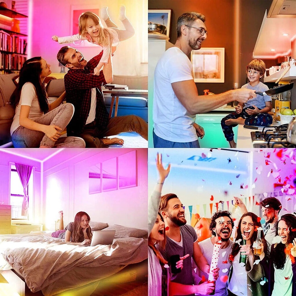 Tuya ไฟเส้น RGB แบบ Zigbee เปิดปิด เปลี่ยนสีผ่านแอป สั่งงานด้วยเสียง Google Home,Alexa ราคา ถูกที่สุด ดีลบีเคเค แกลเลอรีภาพที่ 4