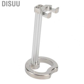 Disuu Shaving Razor Stand  Modern Men Razor Holder Silver Zinc Alloy  for Barber Shop