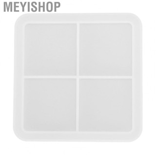 Meyishop Silicone Soap Molds  Coaster Silicone Mold Washable Soft  for DIY Crafts