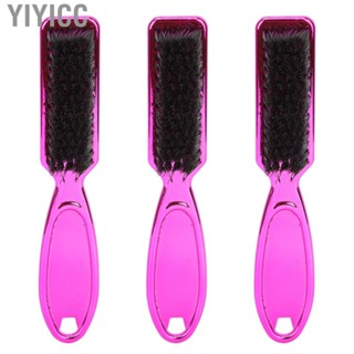 Yiyicc Mustache Comb  Beard Grooming Brush Reinforced Flexible 3pcs Curved Handle Cleaning  for Salon