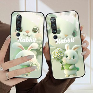 Dmy เคสโทรศัพท์มือถือกระจกนิรภัย ลายกระต่ายน่ารัก สําหรับ xiaomi 10 11T 12 lite 11 10T 9T POCO X3 NFC X4 Pro F3 GT F4 M3 M4 Pro M5 note 10 lite