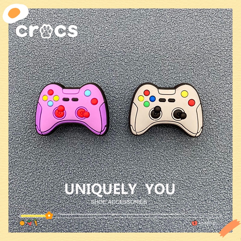 Crocs jibbitz บักเกิลติดรองเท้า รูปดอกไม้ สําหรับตกแต่งรองเท้า crocs