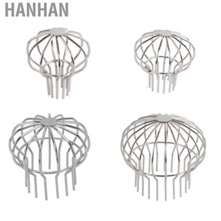 Hanhan Outdoor Roof Drain Stainless Steel  Blocking Round Line Cap Floor Drain Gutter Cleaning Floor Net for Balcony Terrace Tool