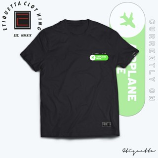 พร้อมส่ง Pocket Tee - Airplane Mode การเปิดตัวผลิตภัณฑ์ใหม่ T-shirt