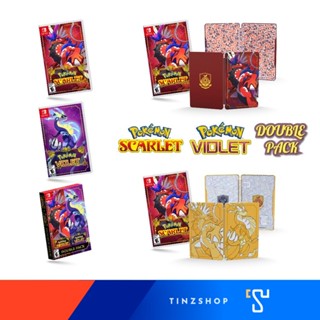 Nintendo Switch Game Pokemon Scarlet Pokemon Violet / Double Pack Zone Asia /English เกมนินเทนโด้ เกมโปเกม่อน